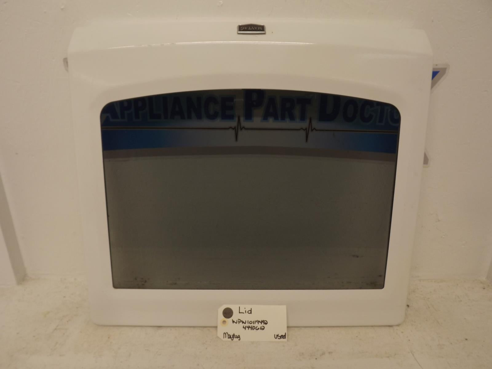 Maytag Washer WPW10119492 4440612 Lid Used Maytag Washer WPW10119492 4440612 Lid Used